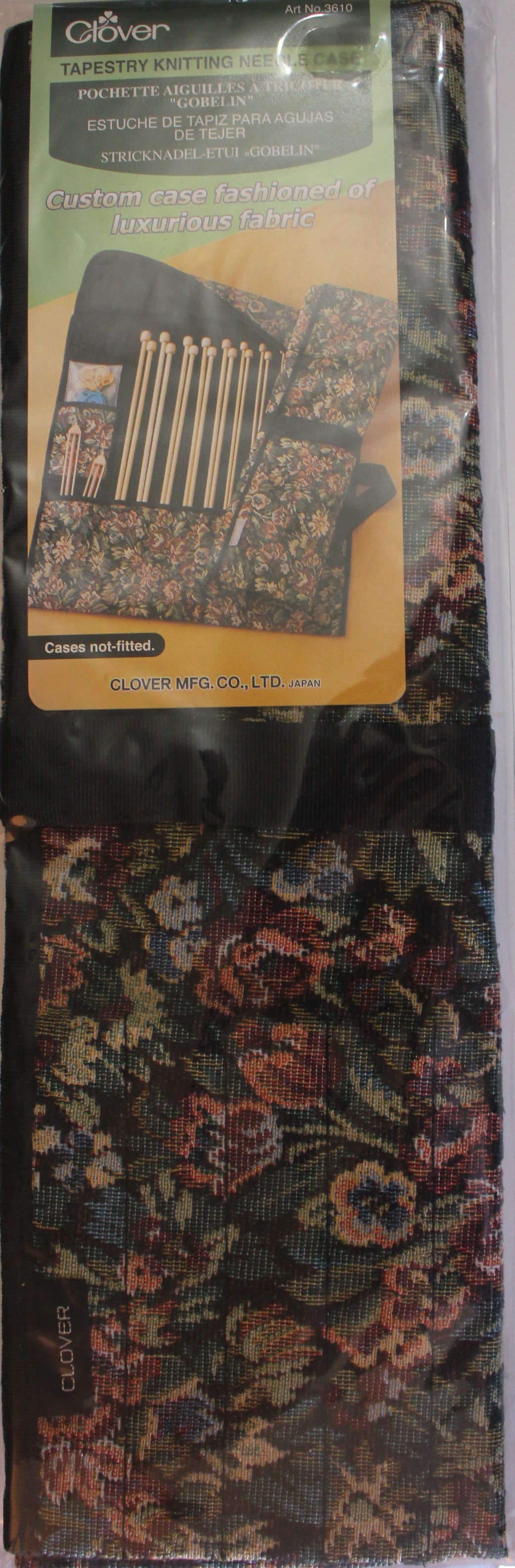 Clover Tapestry Knitting Needle Case