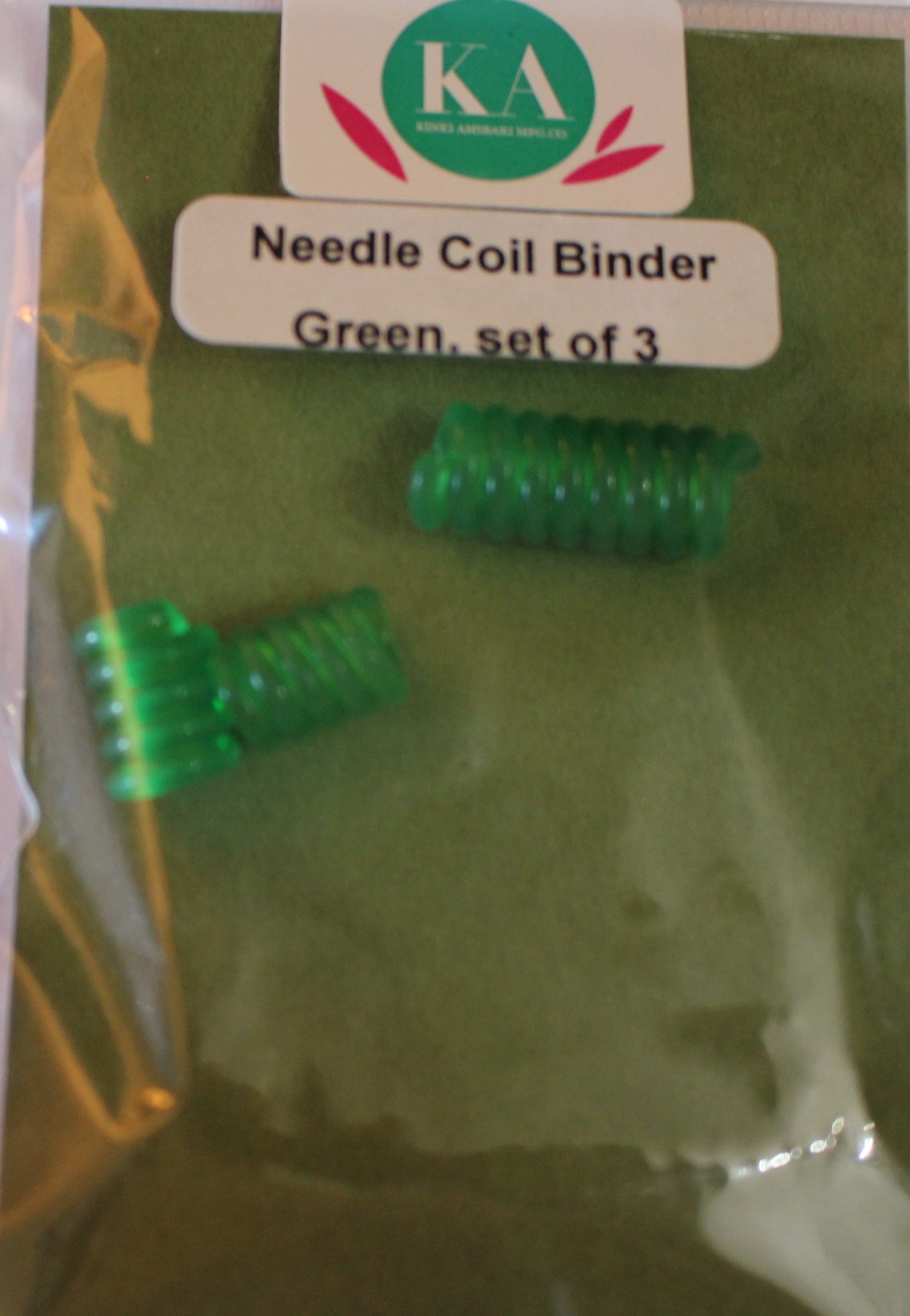 KA Coil Binders Set of 3 Green