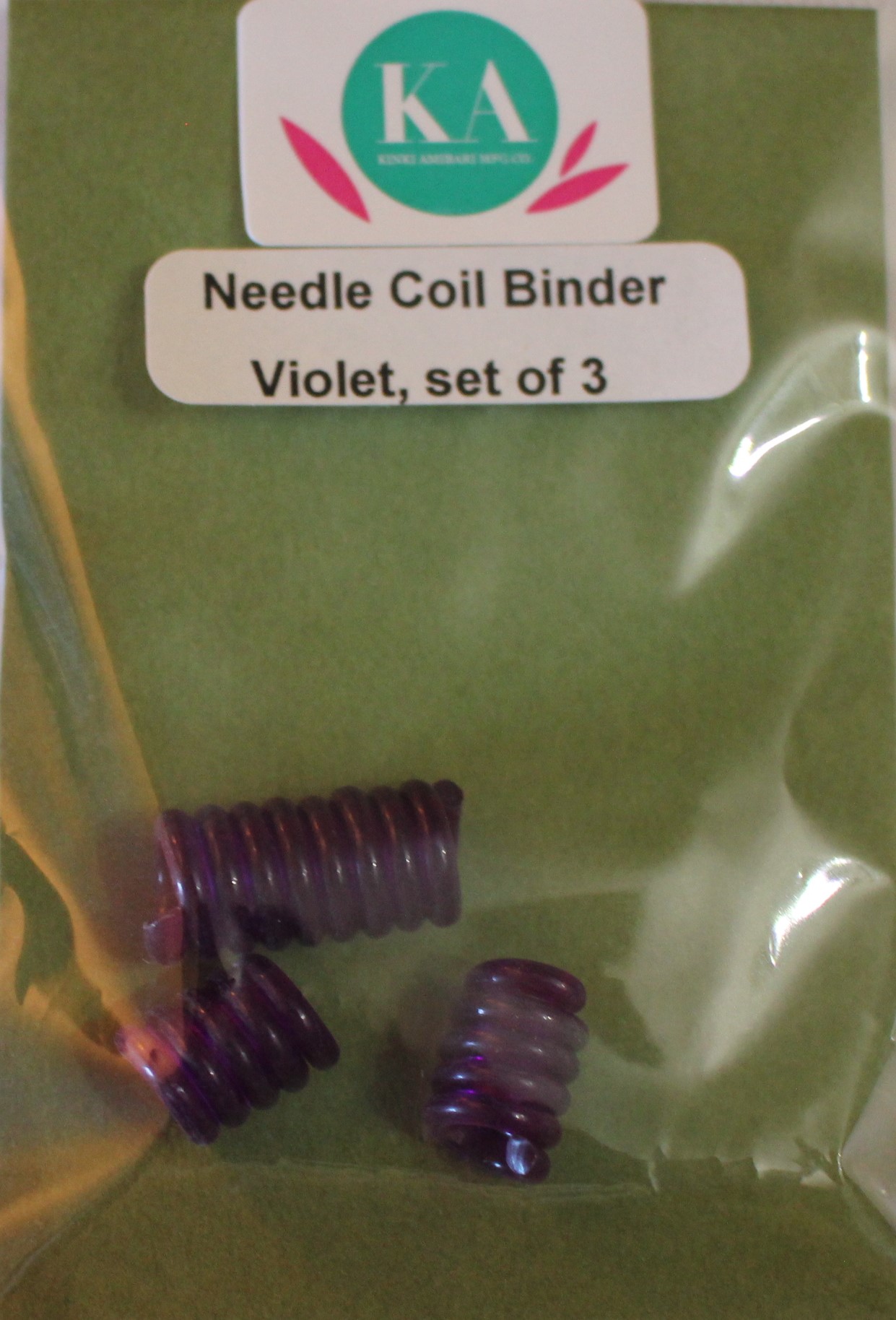 KA Coil Binders Set of 3 Purple