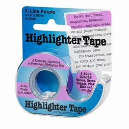 Highlighter Tape Purple