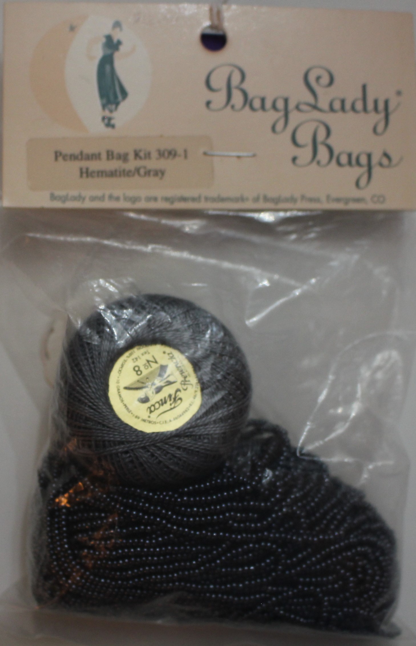 Bag Lady Bags Pendant Bag Kit 309-1 Hematite/Gray