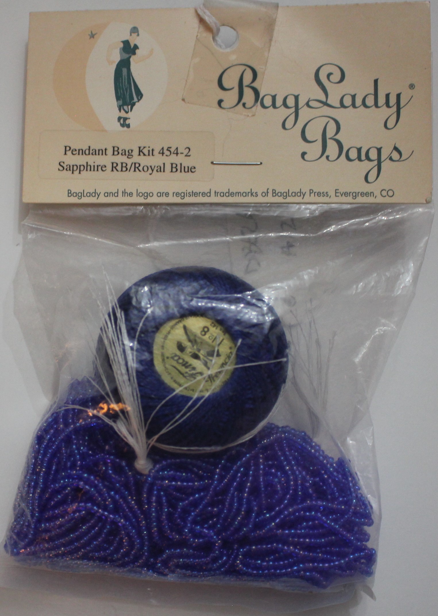 Bag Lady Bags Pendant Bag Kit 454-2 Sapphire/Royal Blue